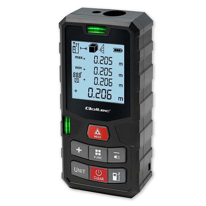 Qoltec Digitalni laserski daljinomjer 120m z LCD