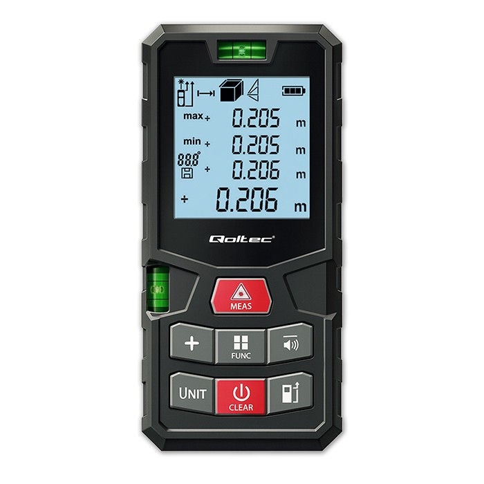 Qoltec Digitalni laserski daljinomjer 120m z LCD 3