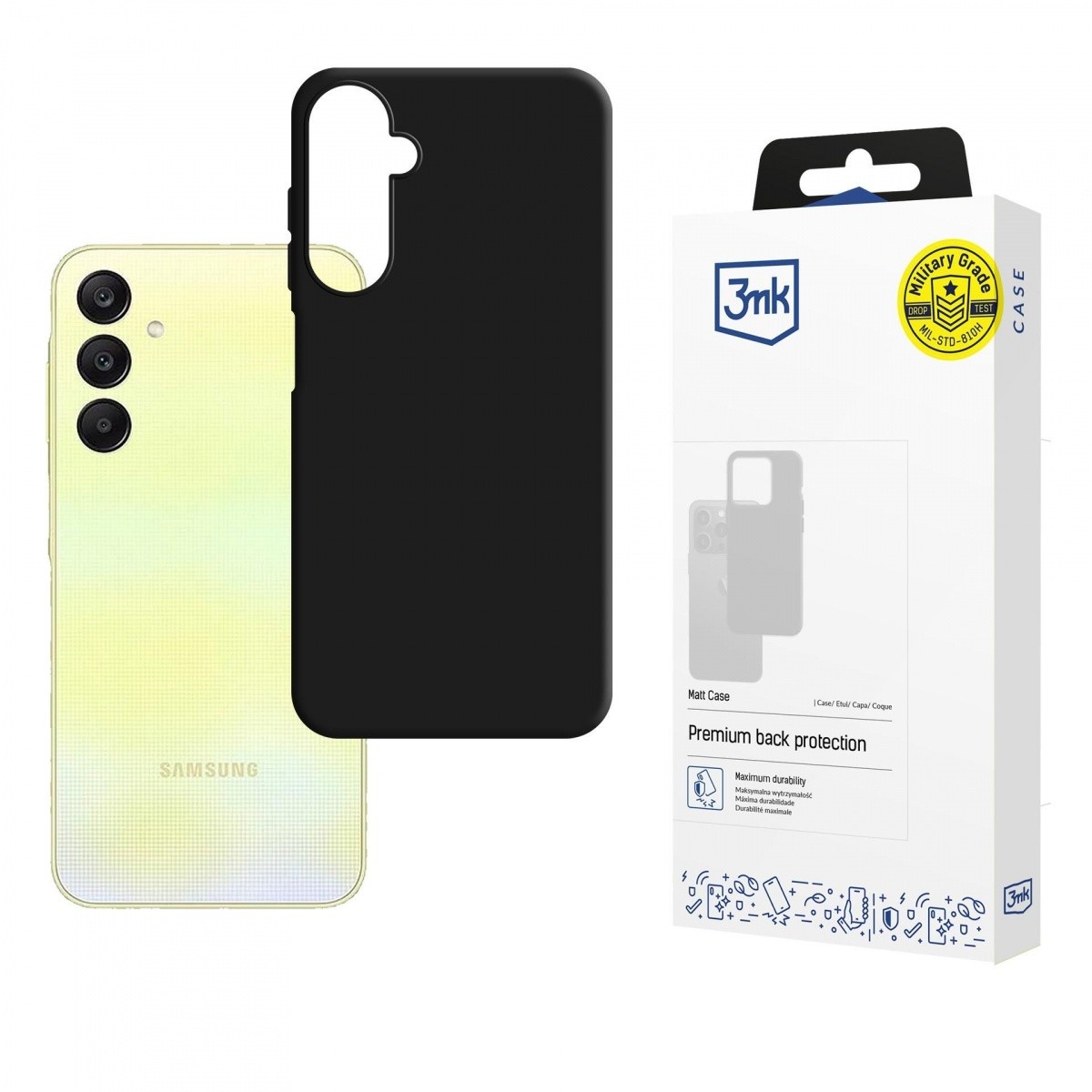 Etui Matt Case Samsung A26 5G crne