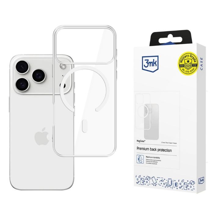 Etui Armor MagCase Apple iPhone 17 Pro prozoren