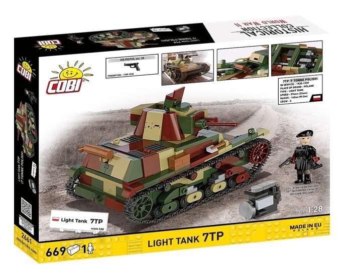 Gradbeni bloki Light Tank 7TP 669 elementov 2