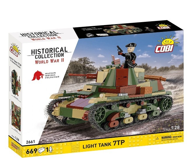 Gradbeni bloki Light Tank 7TP 669 elementov