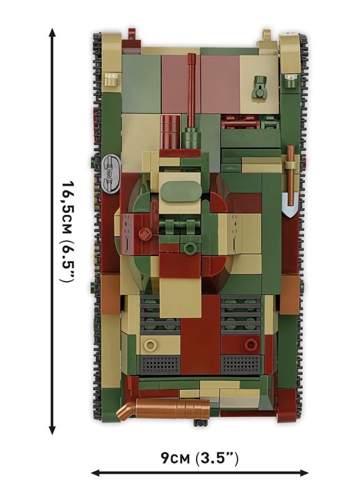 Gradbeni bloki Light Tank 7TP 669 elementov 3