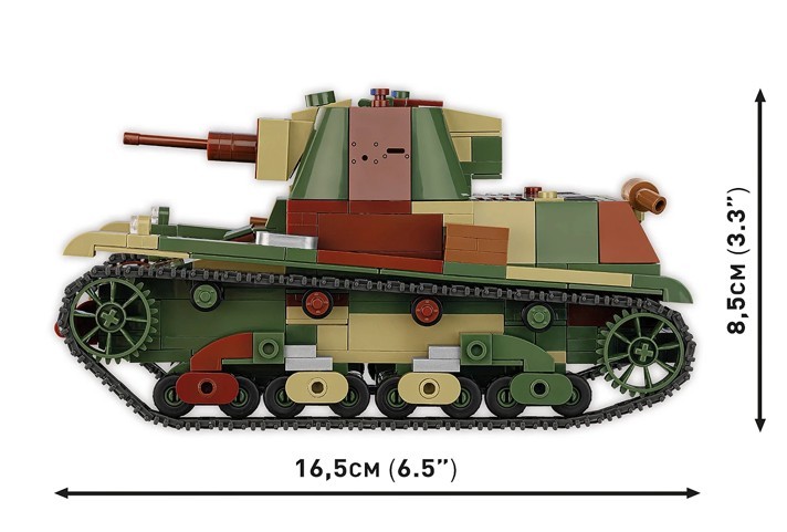 Gradbeni bloki Light Tank 7TP 669 elementov 4