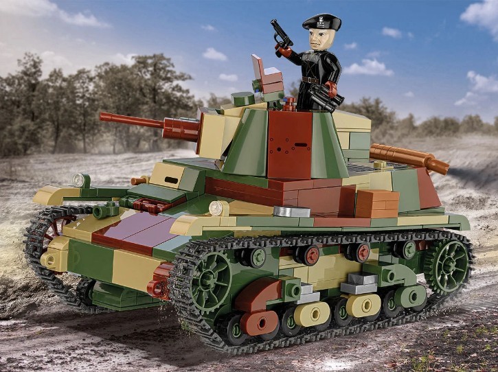 Gradbeni bloki Light Tank 7TP 669 elementov 6