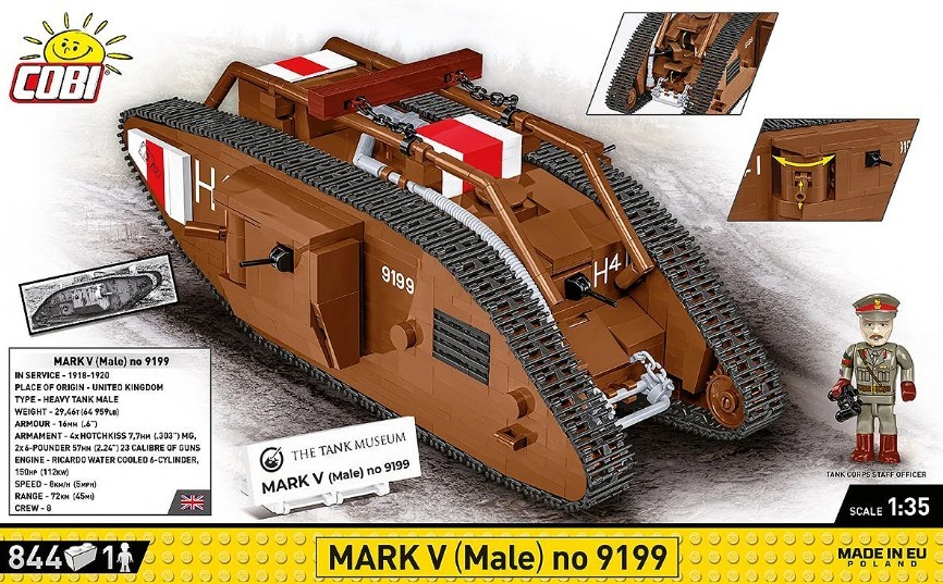 Gradbeni bloki Mark V Male NO 9199 844 elementi 8
