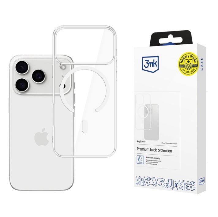 Etui Armor MagCase Apple iPhone 17 Pro Max prozoren