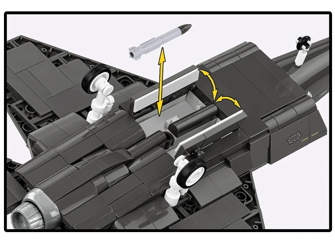 Gradbene kocke F-35A Lightning II (605 elementov) 5