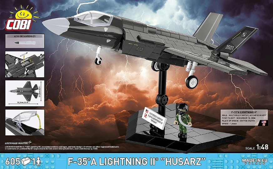 Gradbene kocke F-35A Lightning II (605 elementov) 7