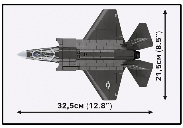 Cobi Klocki F-35B Lightning II gradbeni bloki, 614 kosov 4