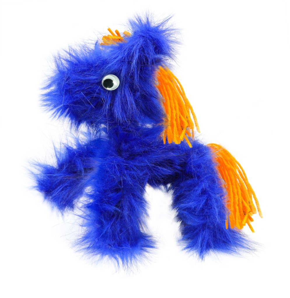 Kreativni set Szalony Fuzzy - Plišasti plešoči poniji