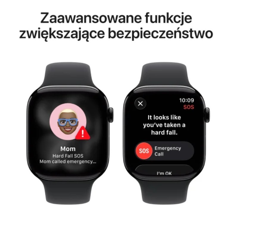 Pametna ura Watch Series 11 GPS, 42 mm, aluminij, ohišje Onyx, športni pas črn - M/L 6