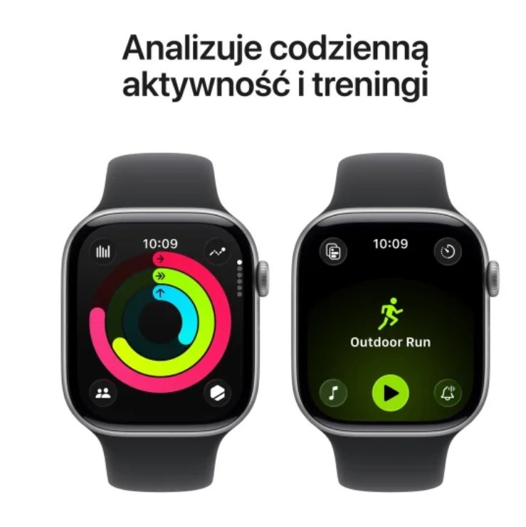 Pametna ura Watch Series 11 GPS, 46 mm, aluminij, ohišje Zvezdna siva, športni pas črn - S/M 4