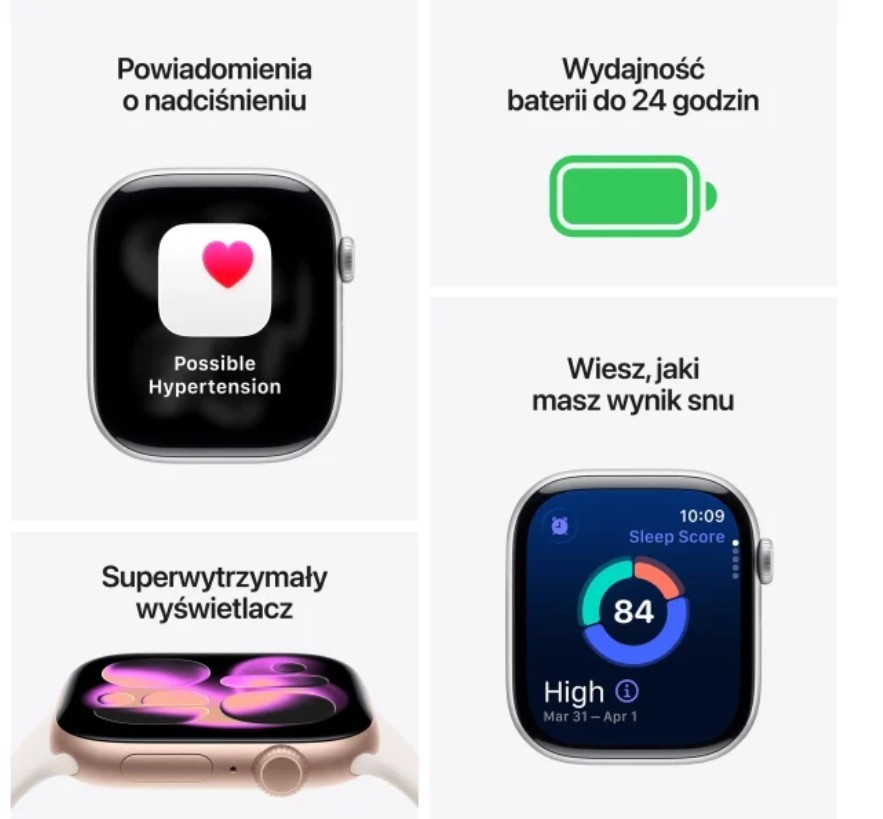 Pametna ura Watch Series 11 GPS, 46 mm, aluminij, ohišje Rožnato zlato, športni pas Nežno roza - S/M 3
