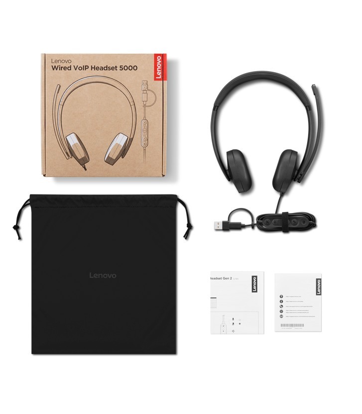 Lenovo VoIP 5000 žični set slušalk 6