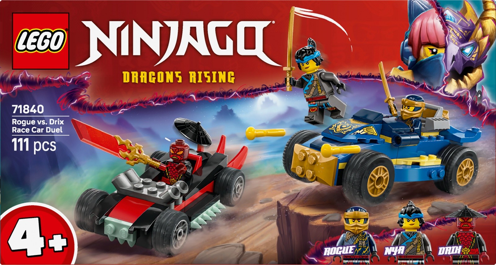 LEGO Ninjago 71840 "Pojedinak Rogue vs. Drix" set kock 2