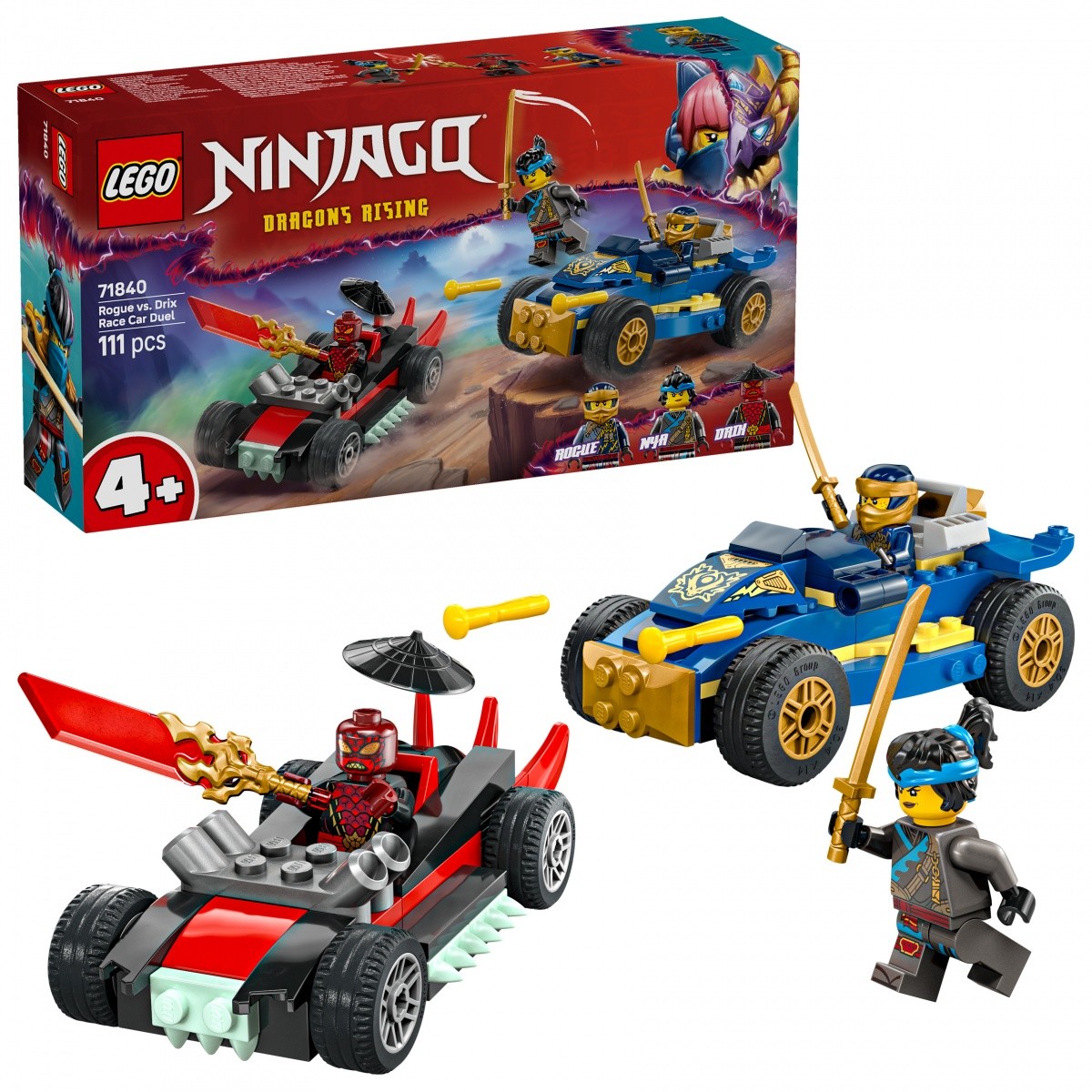 LEGO Ninjago 71840 "Pojedinak Rogue vs. Drix" set kock 5