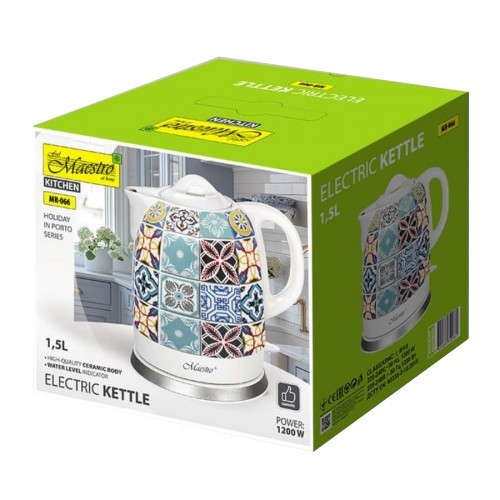 Električni čajnik MR-066 PORTO, 1,5 l, 1200 W 3