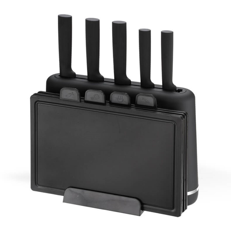 Set nožev in desk MR-1412 (črn)