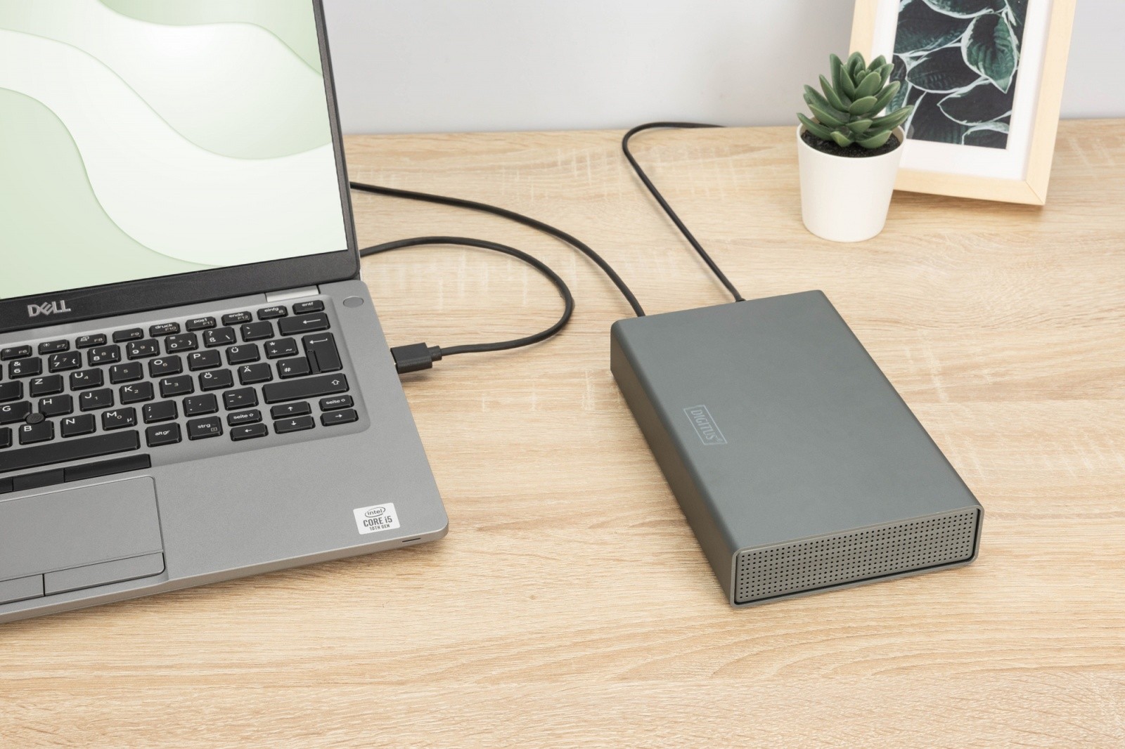 USB 3.0 ohišje za SSD/HDD 2.5" in 3.5" SATA III, aluminij, z napajalnikom 4