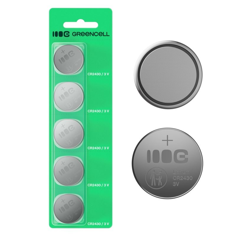 Gumbaste baterije 5 x CR2430 2