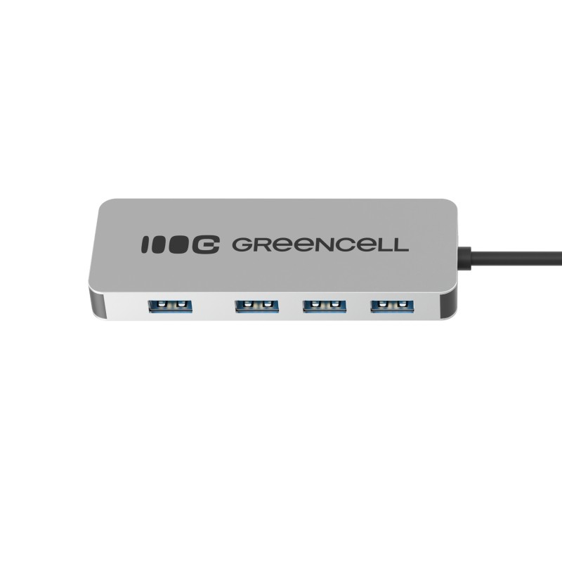 Green Cell USB-C HUB, 4x USB-A 3.0 2