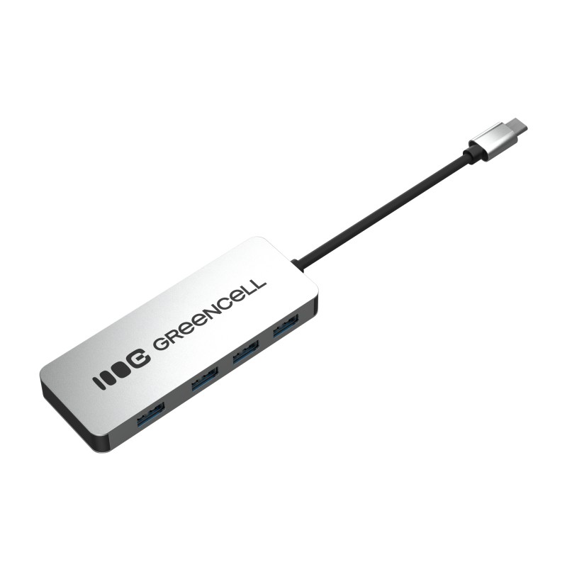 Green Cell USB-C HUB, 4x USB-A 3.0 4