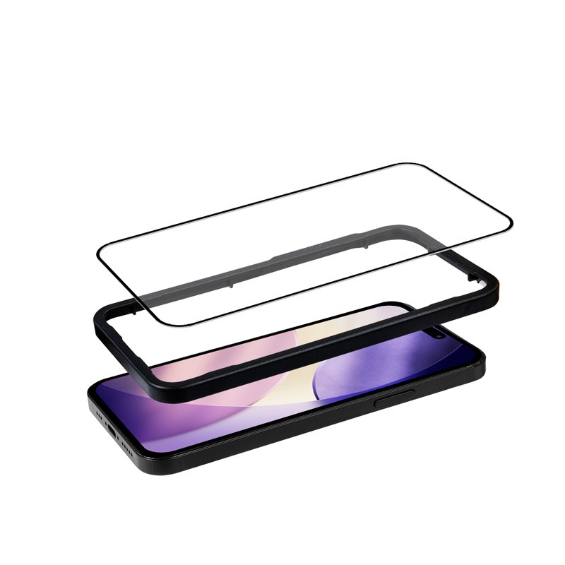 Kaljeno steklo 3D Armour Glass za iPhone 17 z namestitveno podporo 3