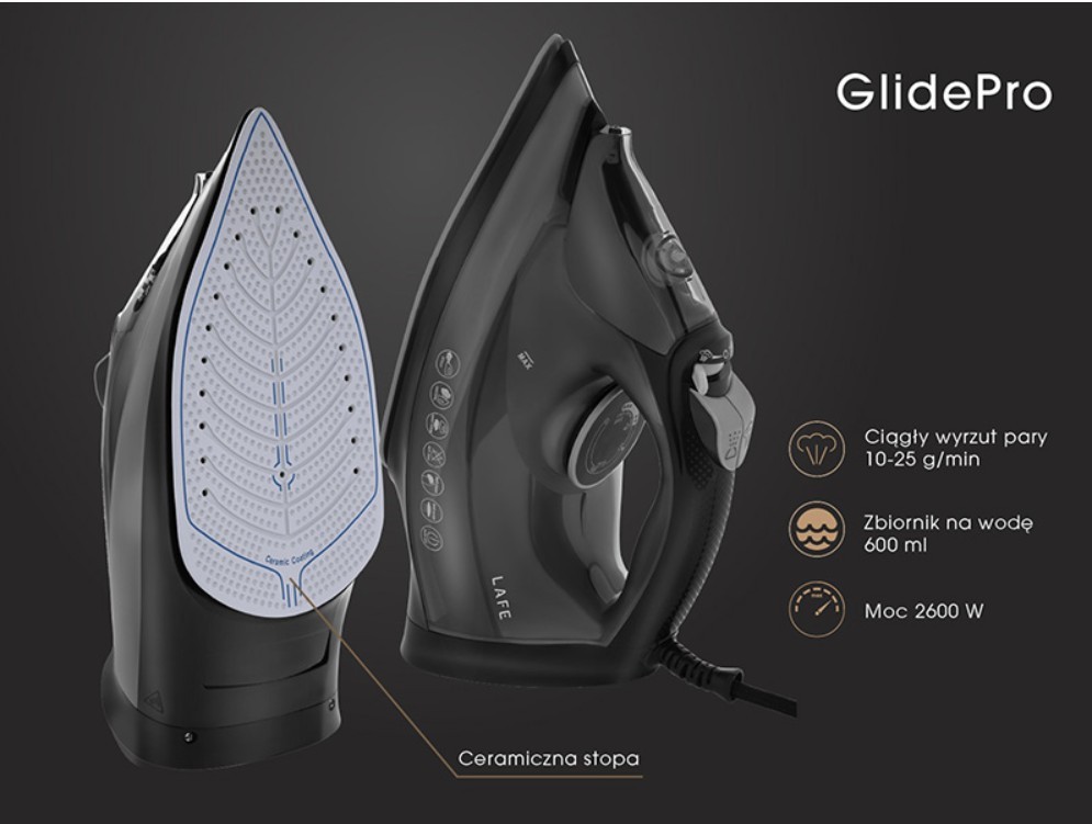Parni likalnik GlidePro 2600W 7