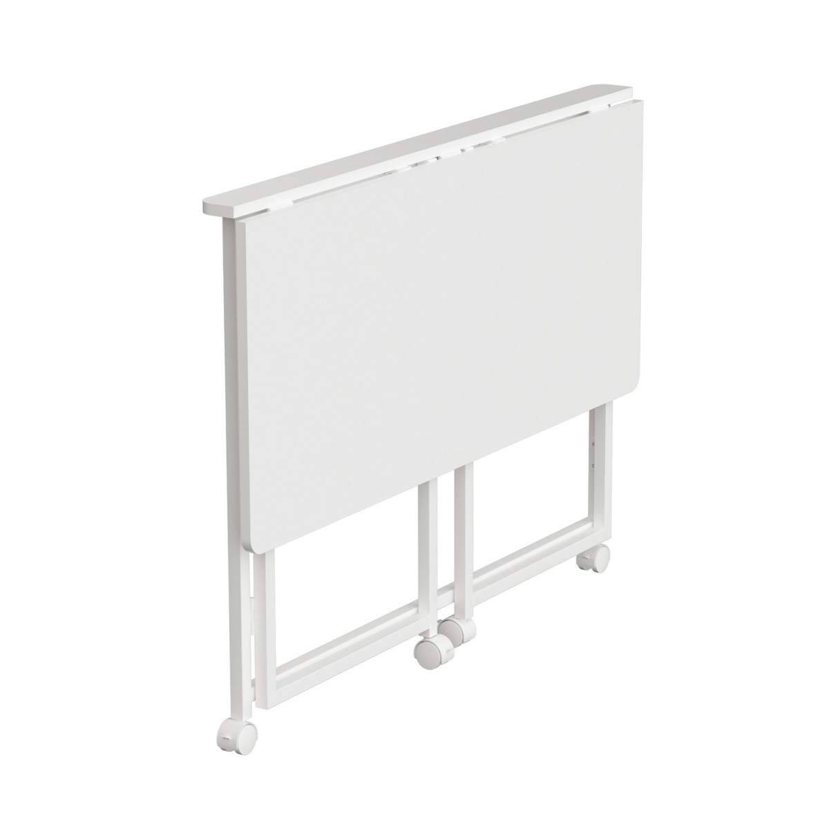 Pisalo/stojalo z kolesi MC-1250W, 100x50 cm, bela 8