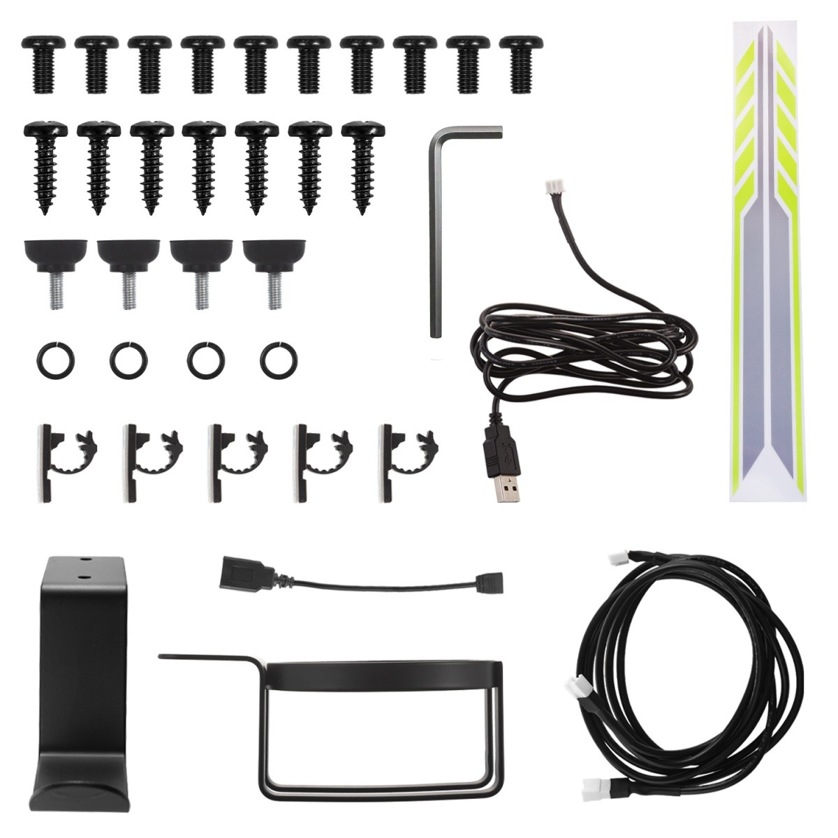 Gaming pisalna miza NanoRS RS102, 120x60cm z LED 3