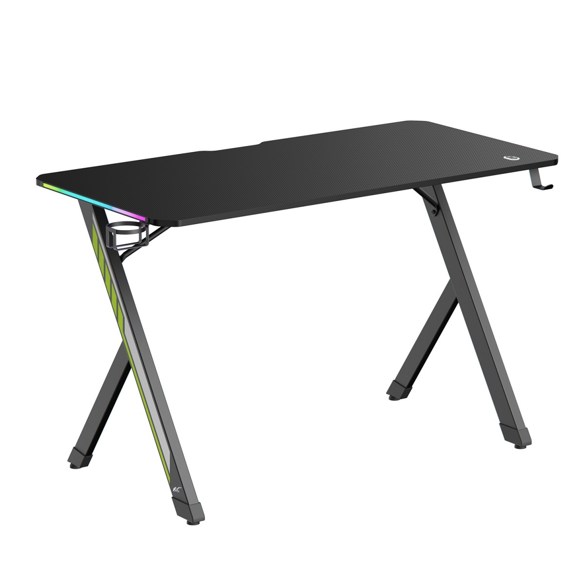 Gaming pisalna miza NanoRS RS102, 120x60cm z LED 8