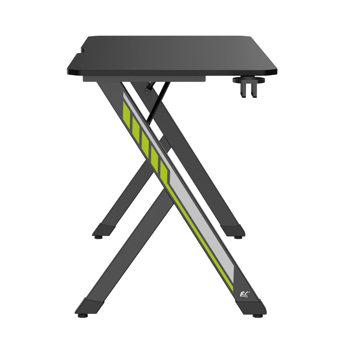 Maclean NanoRS RS101 gaming pisalna miza 120x60cm, črna 6