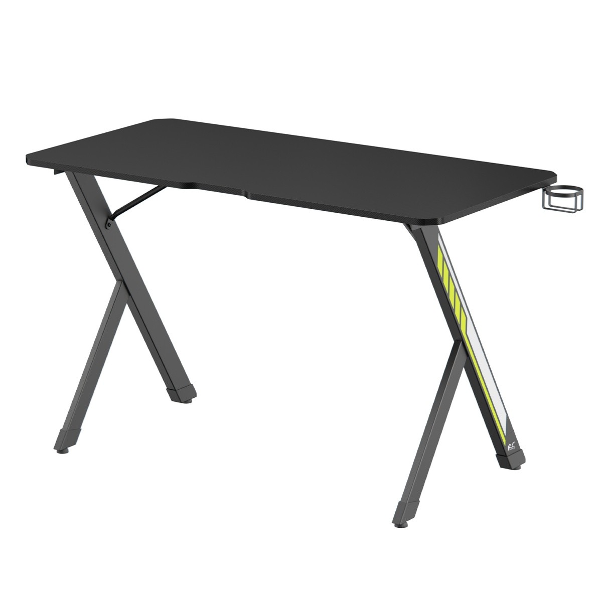 Maclean NanoRS RS101 gaming pisalna miza 120x60cm, črna 7