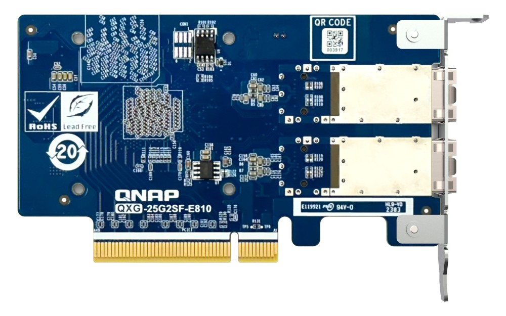 Omrežna kartica QXG-25G2SF-E810, 2x 25GbE 2