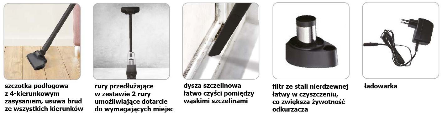 Brezžični pokončni sesalnik 2v1 MR-615 6