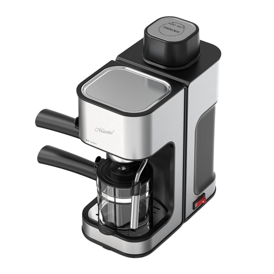 Ročni espresso kavni aparat s spenilnikom mleka in gretjem skodelice MR-411 6