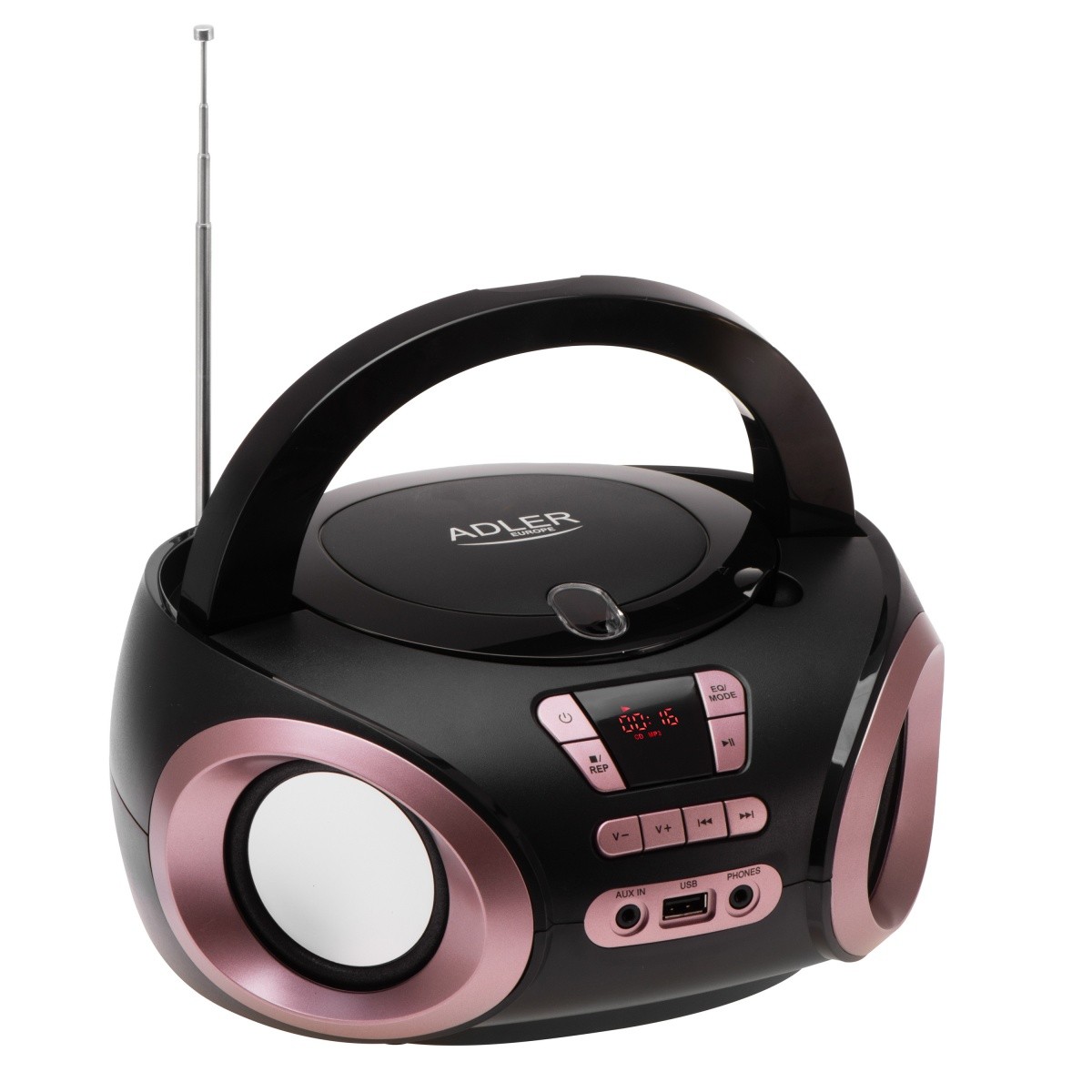Radio Boombox CD/MP3 AD1181 (črno-bakren) 2