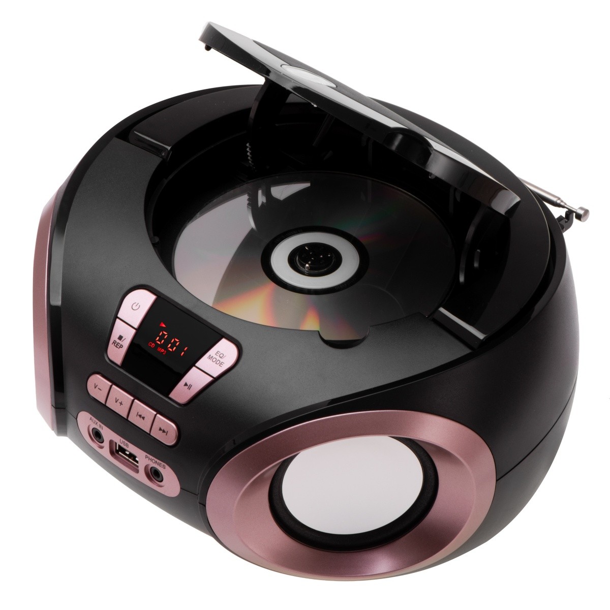 Radio Boombox CD/MP3 AD1181 (črno-bakren) 6