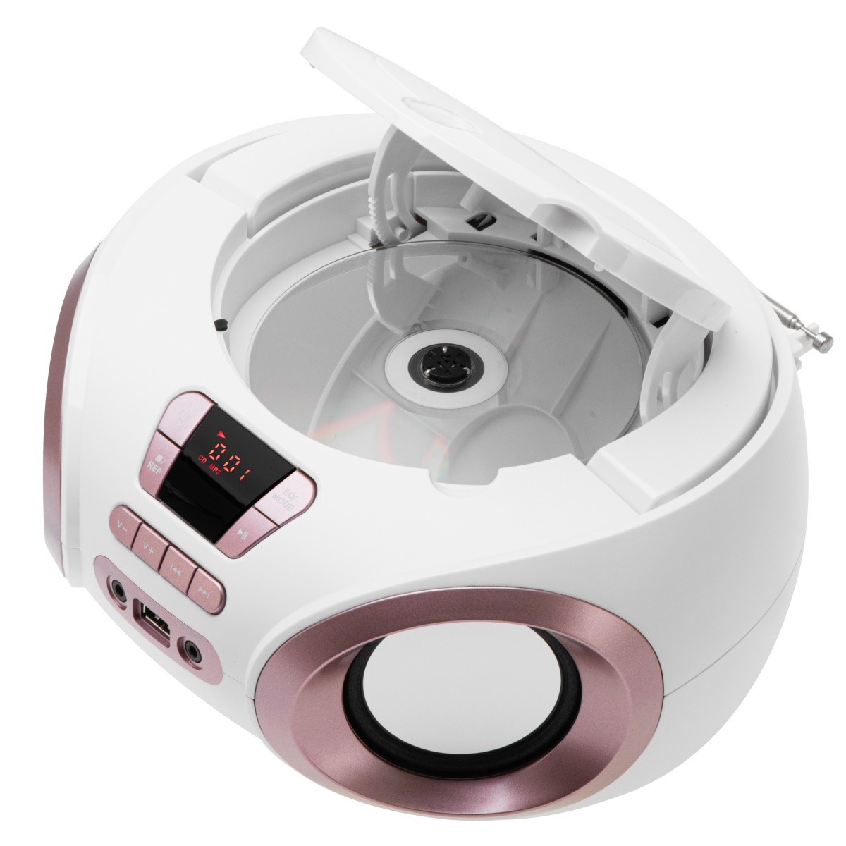Radio Boombox CD/MP3 AD1181 (belo-bakren) 6