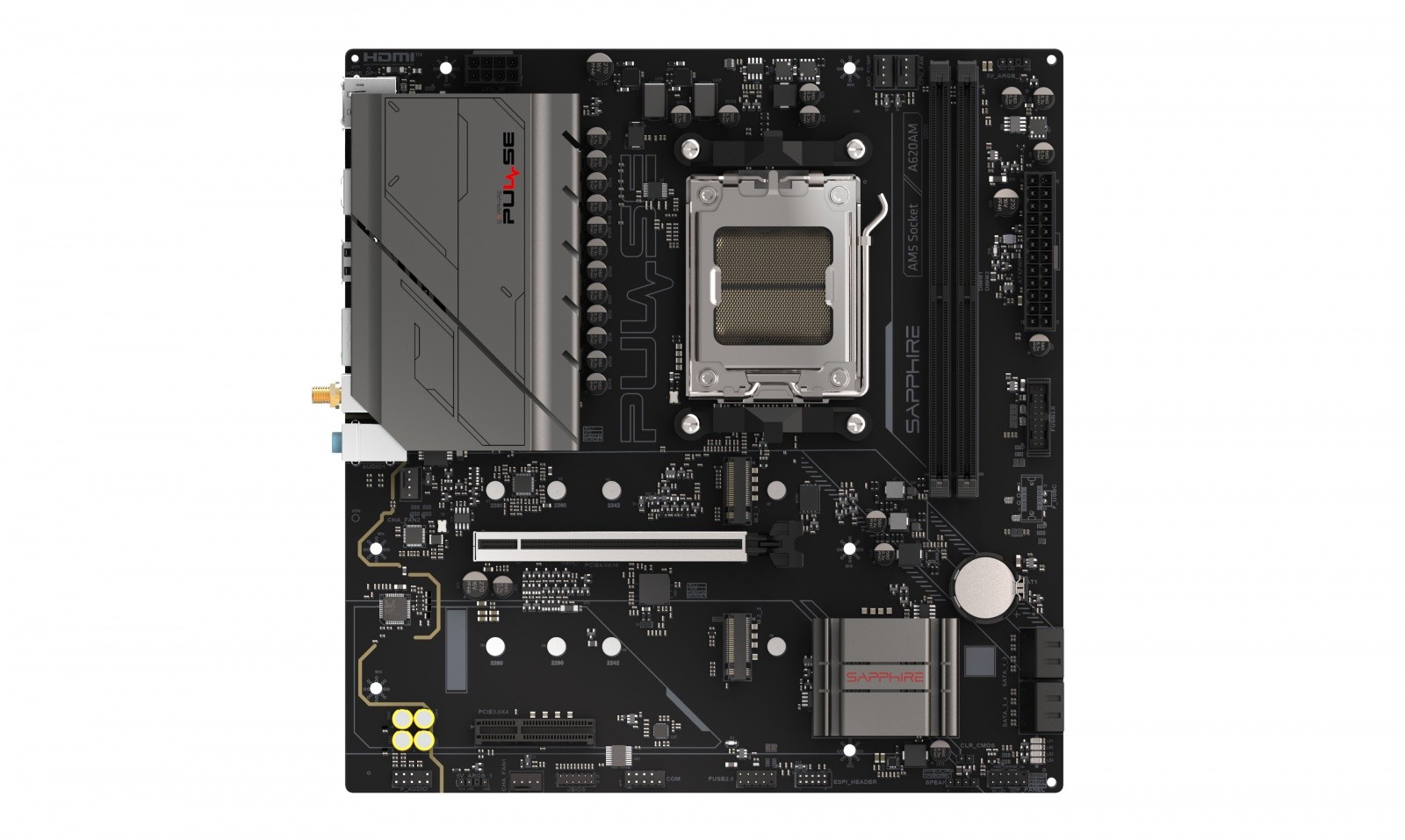Sapphire Technology PULSE A620AM matična plošča mATX, 2xDDR5 2