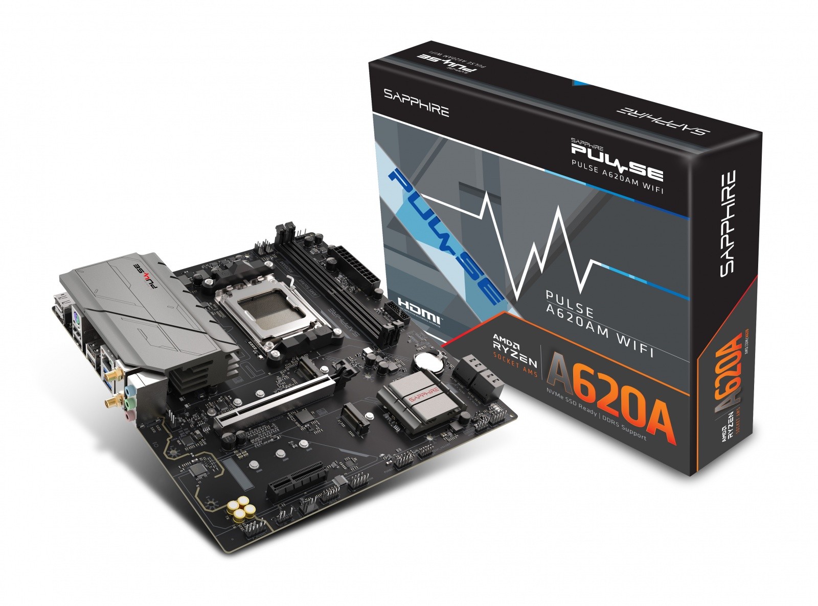 Sapphire Technology PULSE A620AM matična plošča mATX, 2xDDR5