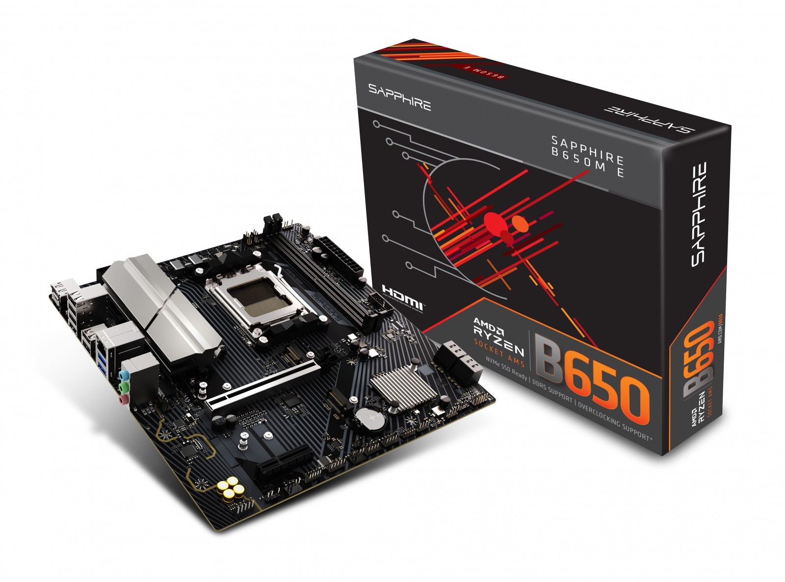 Sapphire B650M-E matična plošča mATX, AMD B650, DDR5, AM5