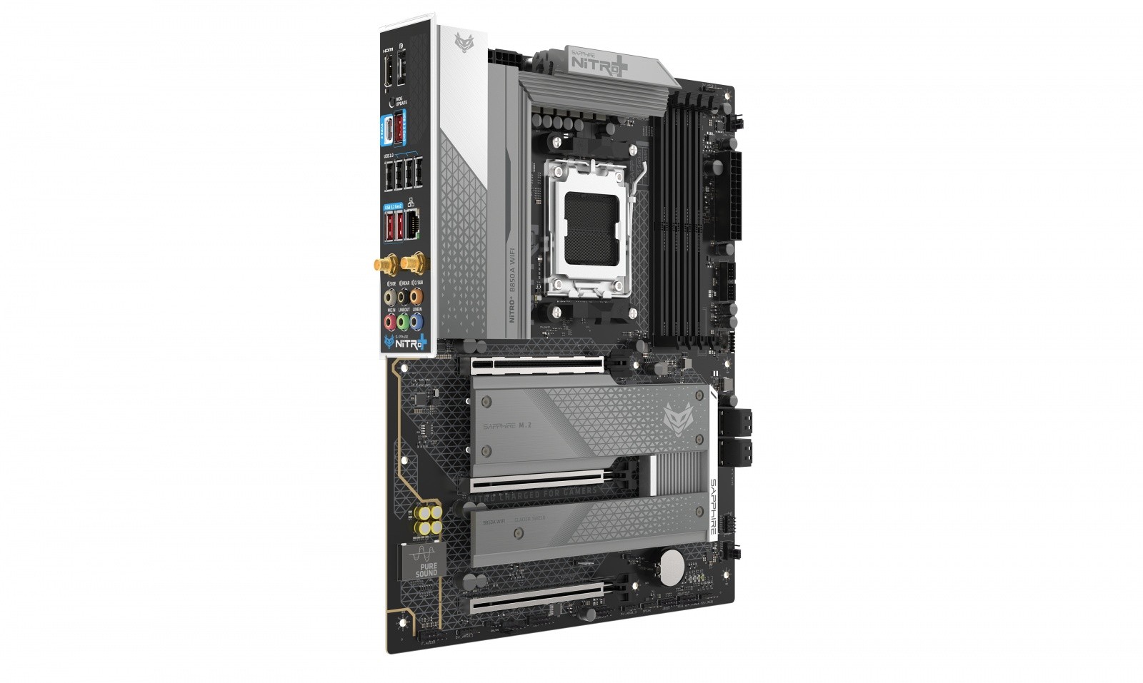 Sapphire NITRO+ B850A WIFI7 matična plošča mATX, AMD B850, DDR5, AM5 4
