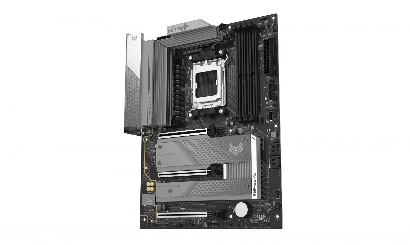 Sapphire NITRO+ B850A WIFI7 matična plošča mATX, AMD B850, DDR5, AM5 5