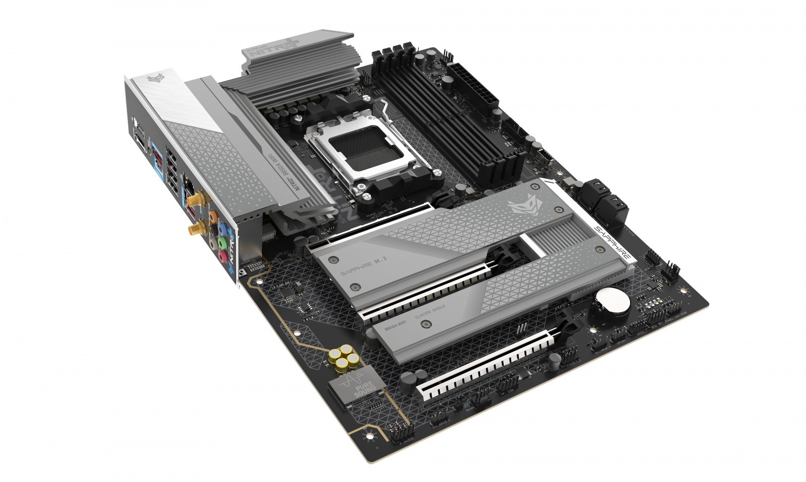 Sapphire NITRO+ B850A WIFI7 matična plošča mATX, AMD B850, DDR5, AM5 6