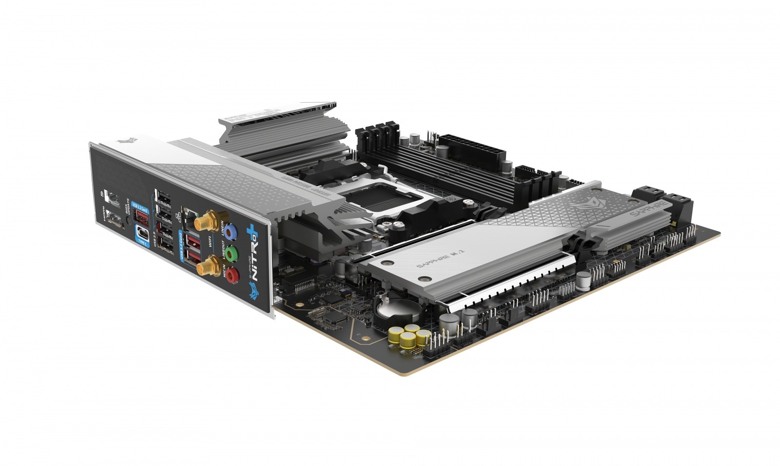 Sapphire NITRO+ B850M WIFI matična plošča mATX, AMD B850, DDR5, AM5 7