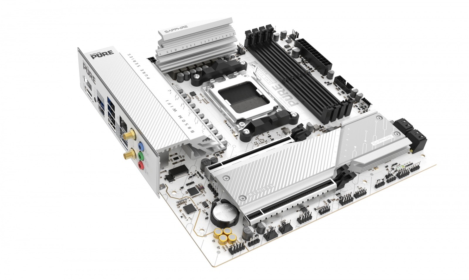 Sapphire PURE B850M WIFI matična plošča mATX, AMD B850, DDR5, AM5 7
