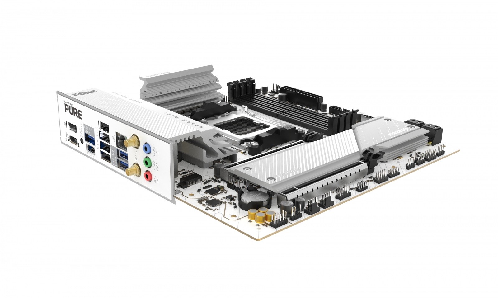 Sapphire PURE B850M WIFI matična plošča mATX, AMD B850, DDR5, AM5 8