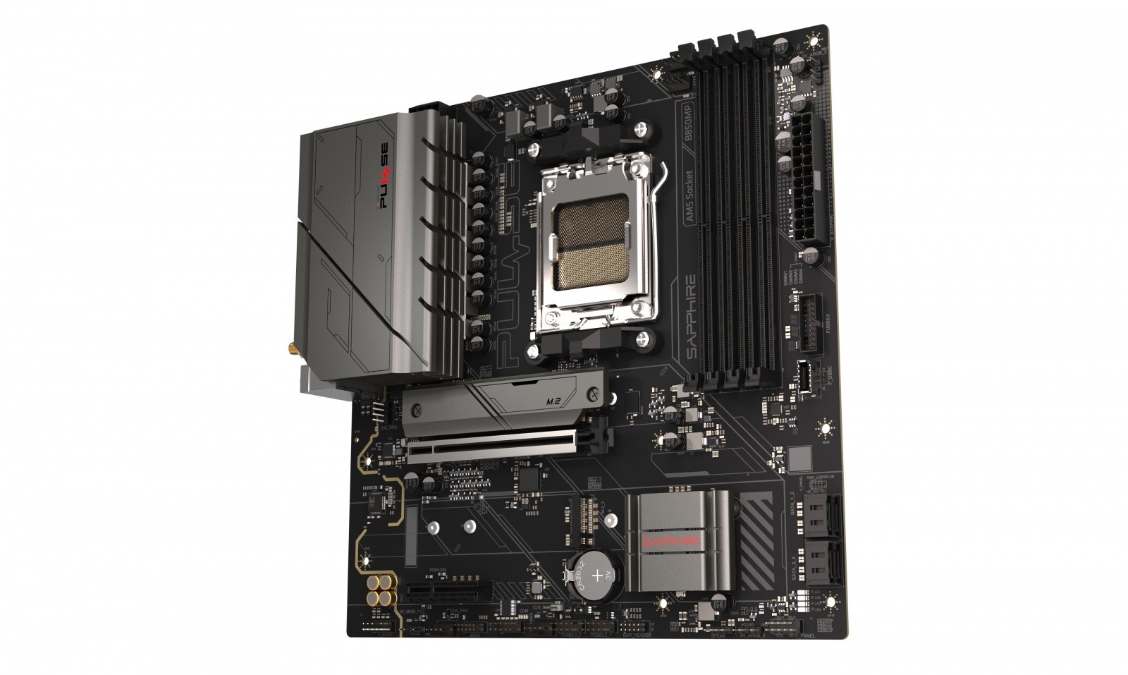 Sapphire PULSE B850M WIFI matična plošča mATX, AMD B850, DDR5, AM5 5